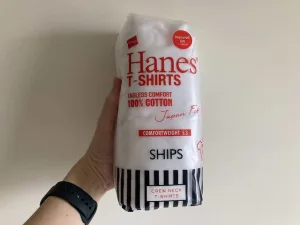 Hanes×SHIPS　JAPAN FIT Tシャツ２パック